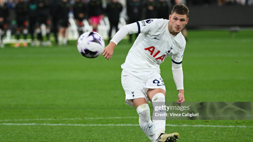 Jamie Donley takes a penalty during the shootout in the exhibition match against Newcastle United FC.